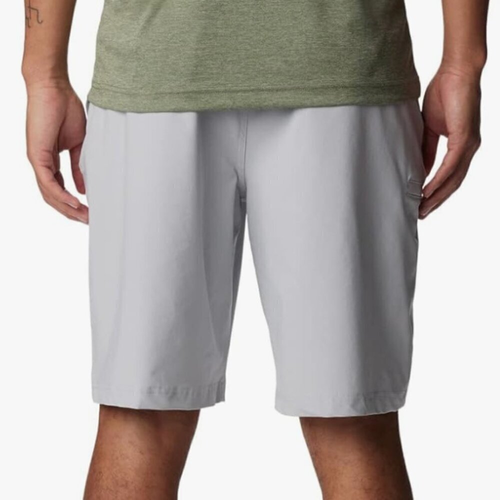 NWT Columbia Men's Grander Marlin II Offshore Short, gray, 10" length - Picture 5 of 7